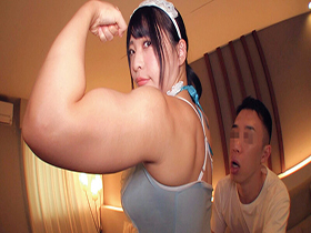 ガチムチすけべなお姉さん 爆乳格闘家の筋肉アスリートボディ変態性活　サンプル画像17